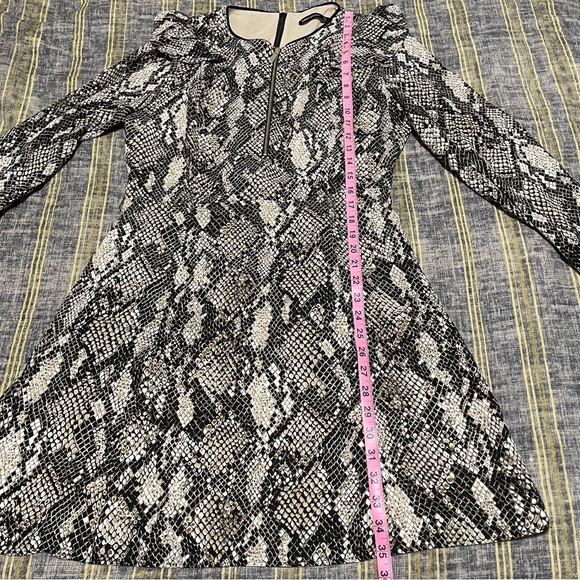 KAREN MILLEN Snake Print Mini Dress Size Small (US 8) - Picture 6 of 9